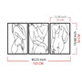 Wallity Sexy Lady 3 Escultura de Pared Negra
